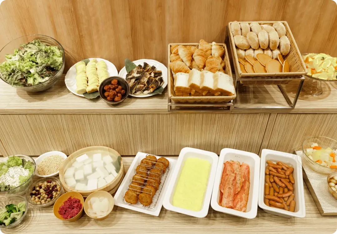 イメージ：朝食全景