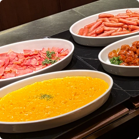 写真：朝食
